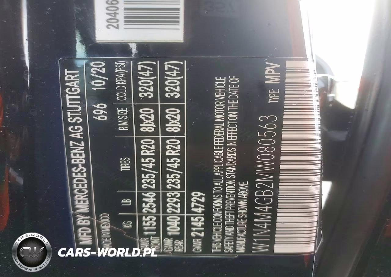 2021 Mercedes-Benz Glb 250 VIN:W1N4M4GB2MW080563 - 12