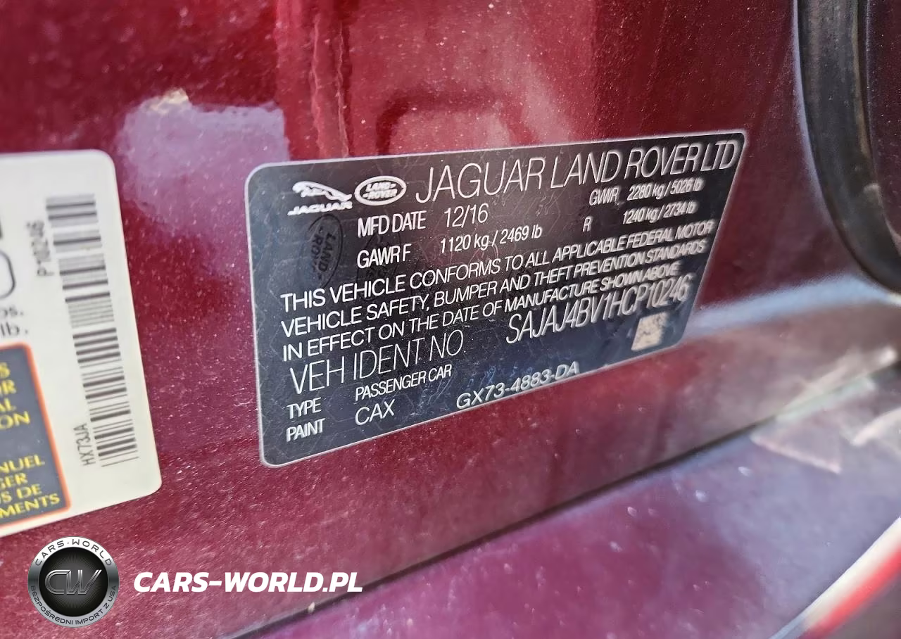 2017 Jaguar Xe VIN:SAJAJ4BV1HCP10246 - 12