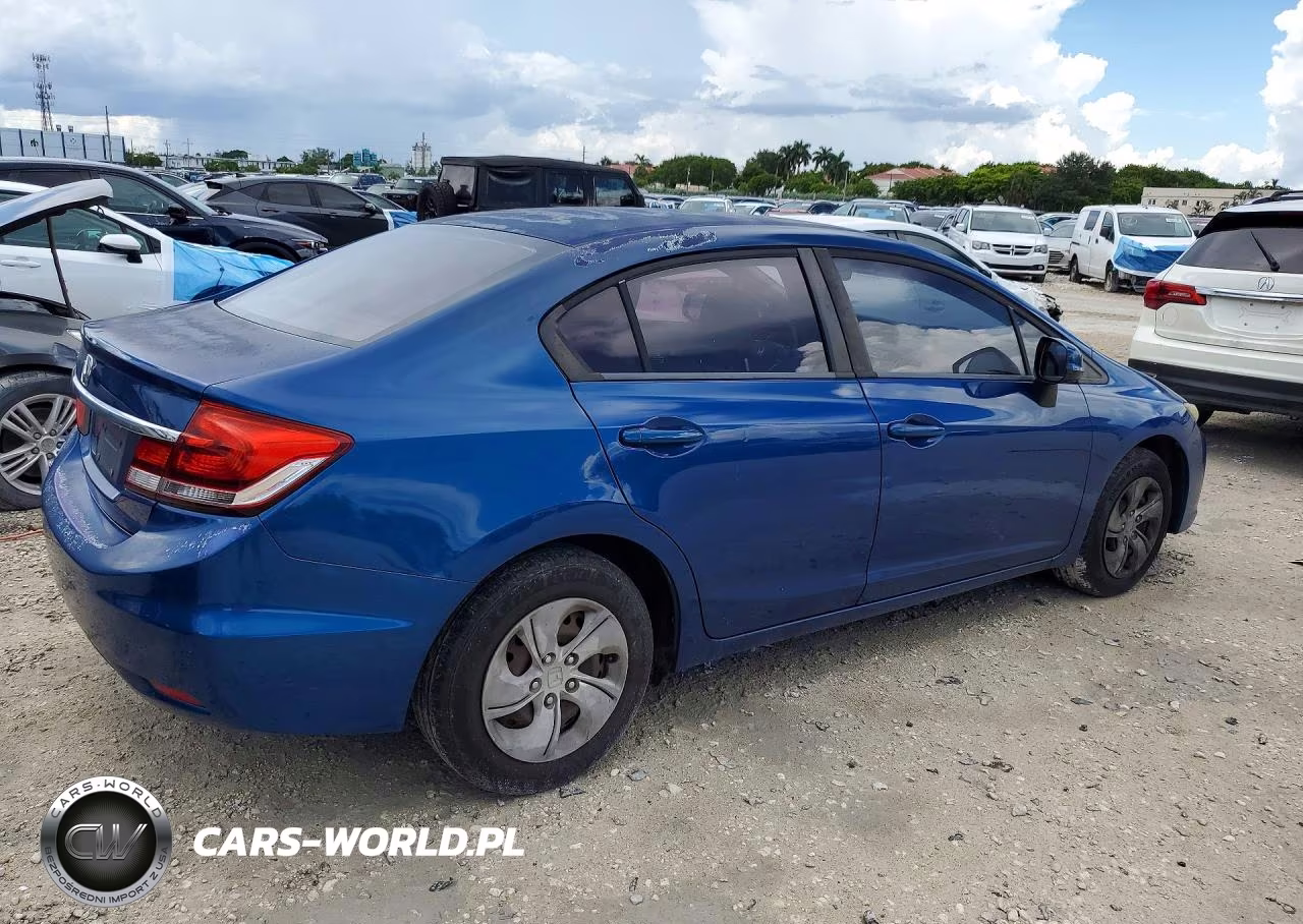 2013 Honda Civic Lx VIN:19XFB2F58DE071009 - 3