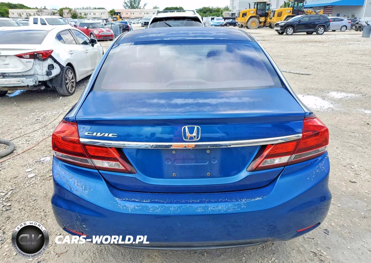 2013 Honda Civic Lx VIN:19XFB2F58DE071009 - 6