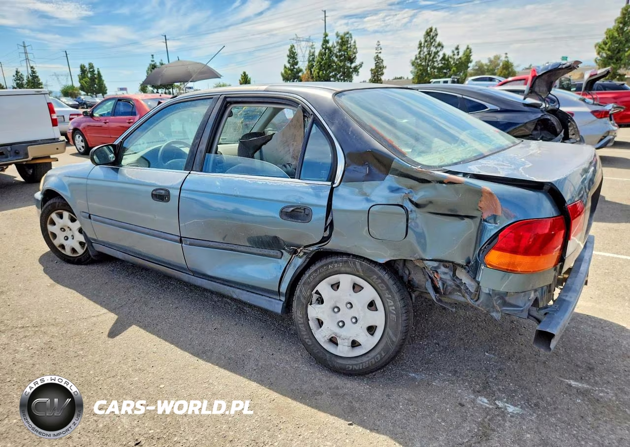 1998 Honda Civic Lx VIN:JHMEJ6676WS007847 - 2