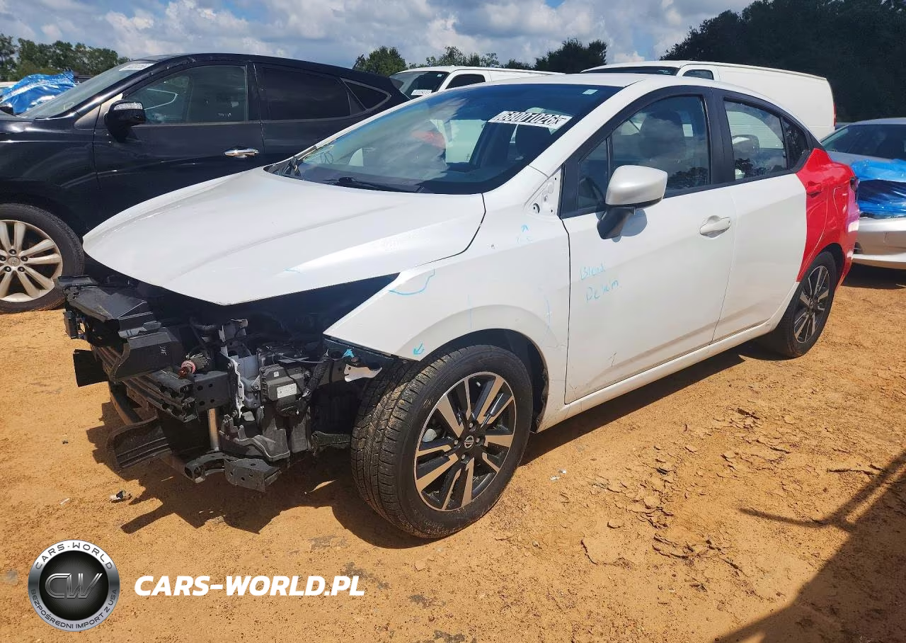 2022 Nissan Versa Sv VIN:3N1CN8EV8NL846391 - 1
