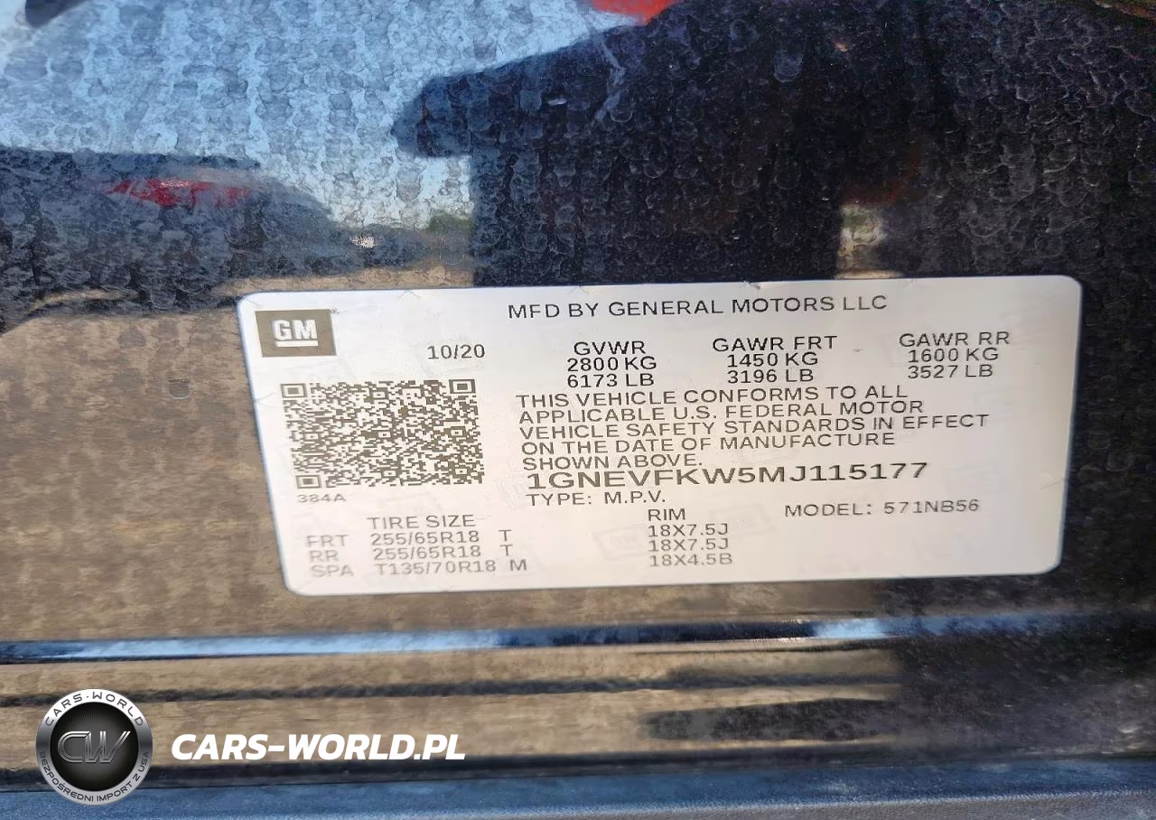 2021 Chevrolet Traverse Ls VIN:1GNEVFKW5MJ115177 - 13