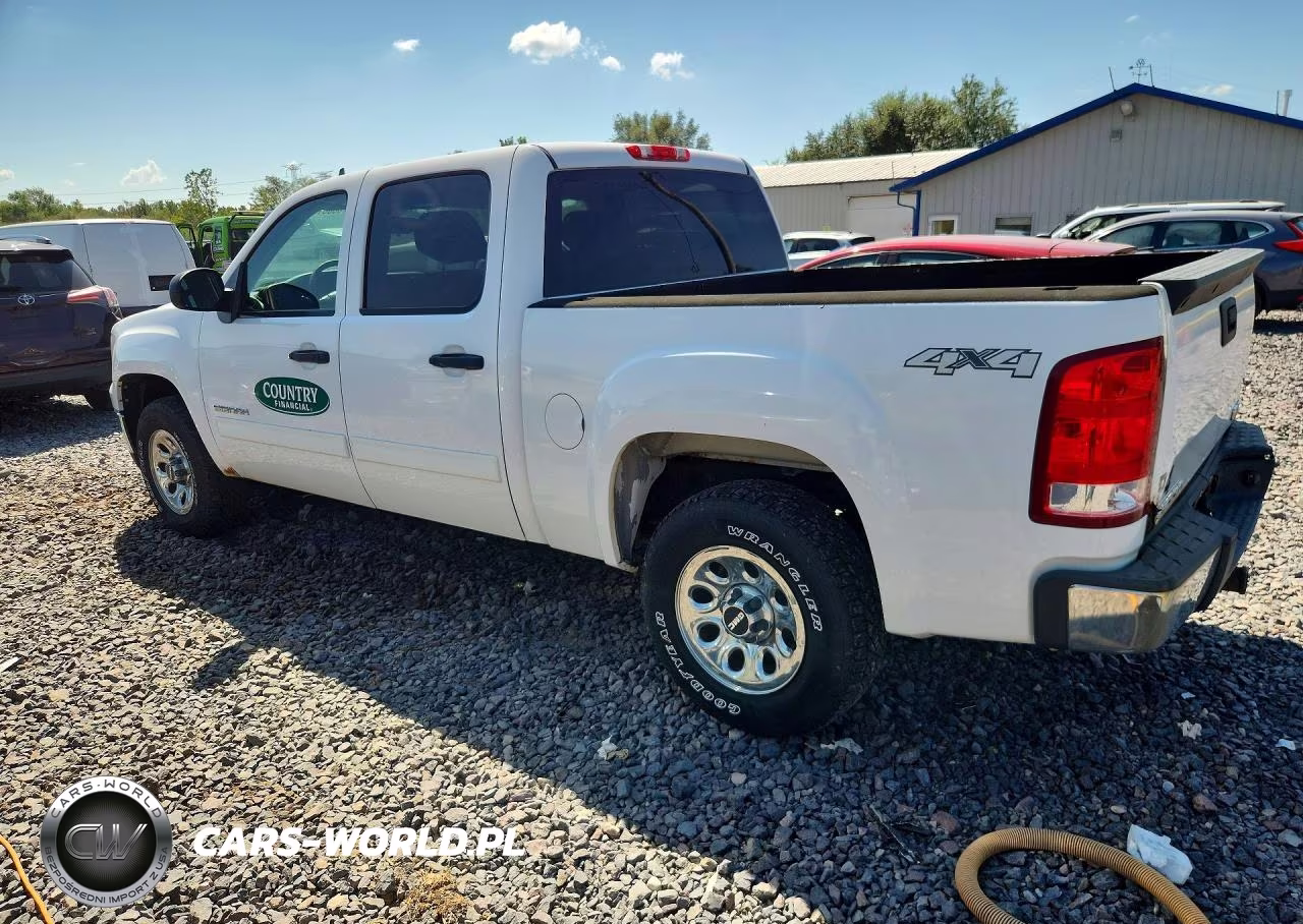 2012 GMC Sierra K1500 Sl VIN:3GTP2UEA4CG276151 - 2
