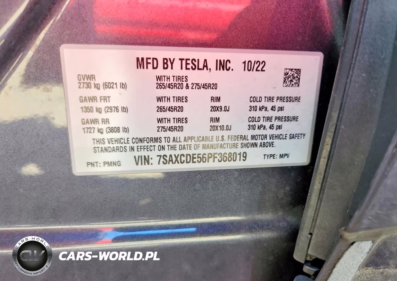 2023 Tesla Model X VIN:7SAXCDE56PF368019 - 13