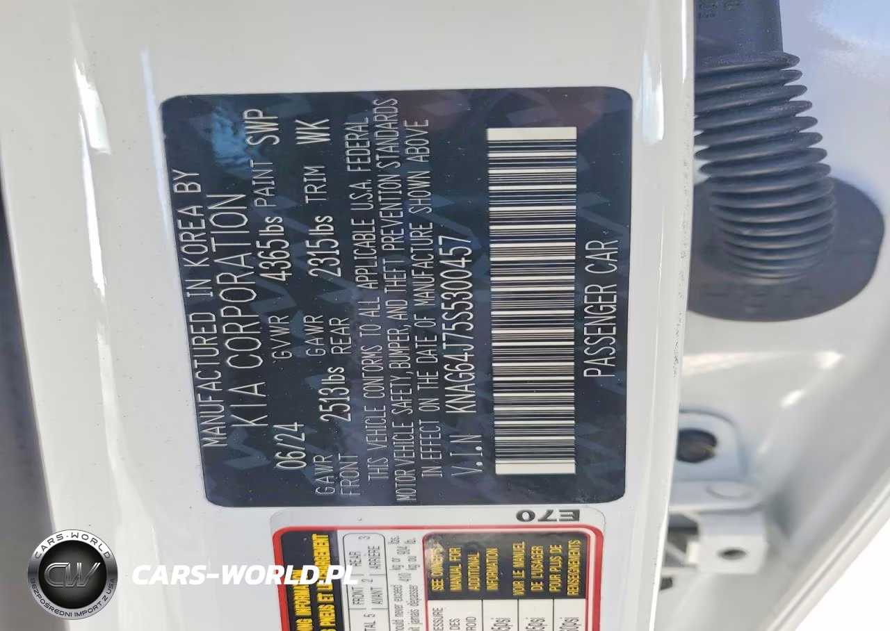 2025 Kia K5 Gt Line VIN:KNAG64J75S5300457 - 12