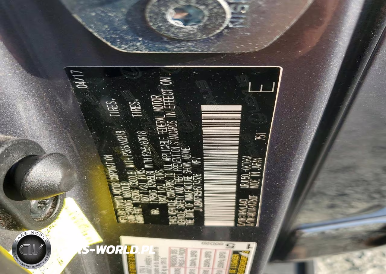 2017 Lexus Gx 460 VIN:JTJBM7FX5H5174376 - 13
