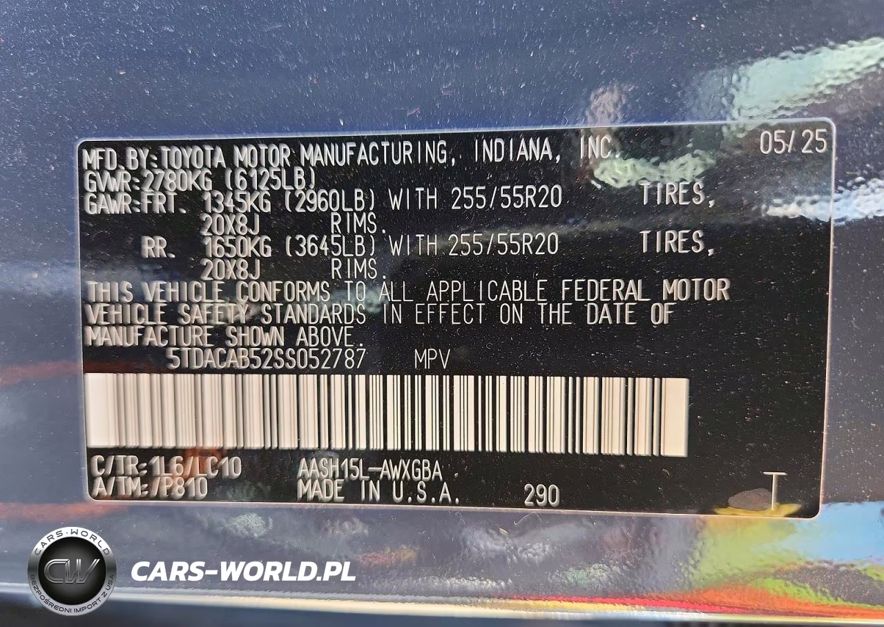 2025 Toyota Grand Highlander Hybrid Limited VIN:5TDACAB52SS052787 - 14