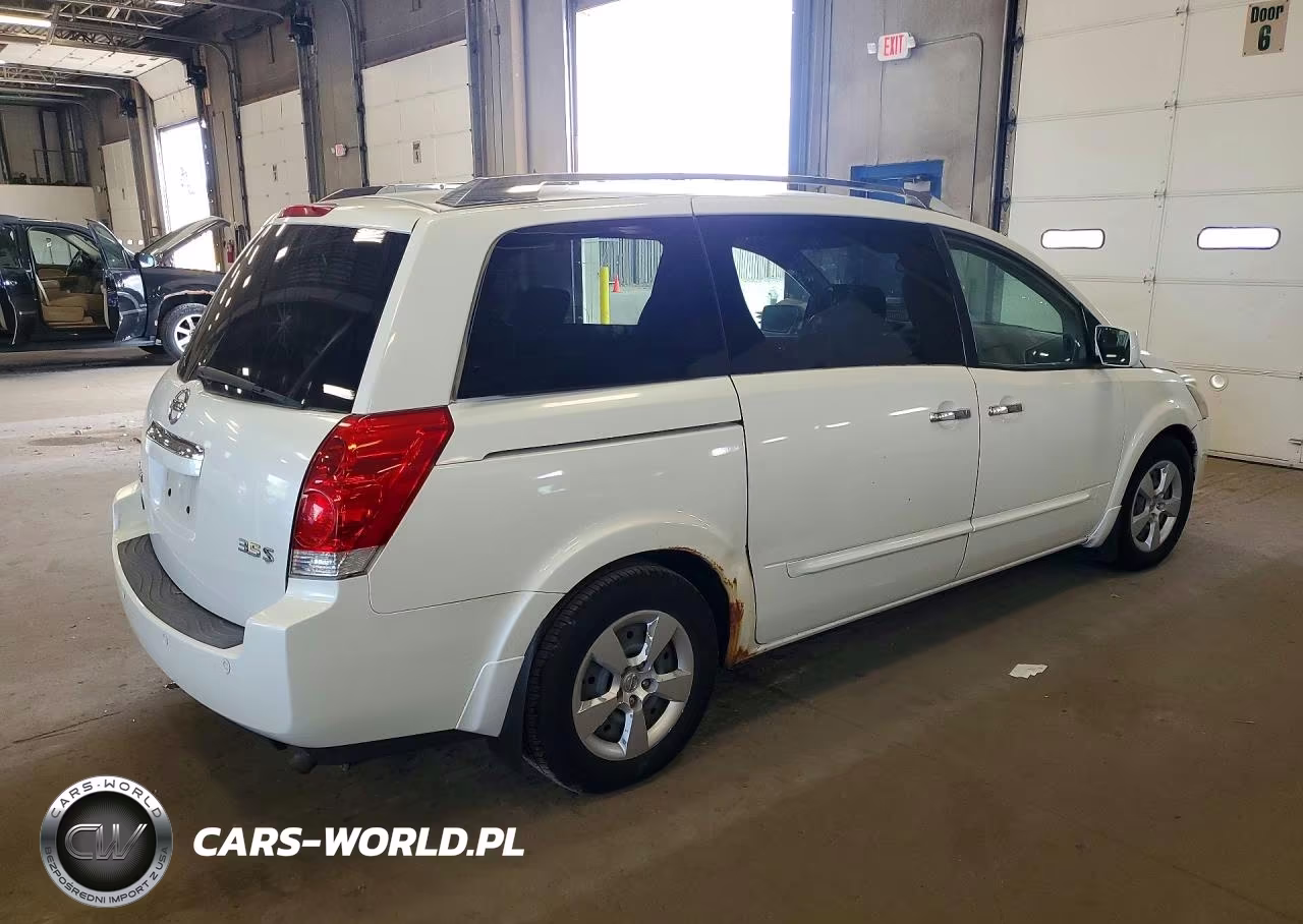 2007 Nissan Quest 3.5 VIN:5N1BV28U57N126201 - 3