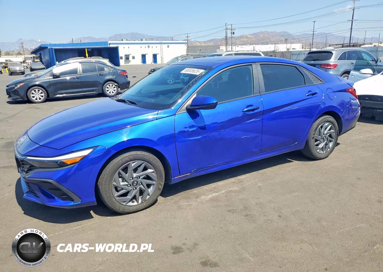 2025 Hyundai Elantra Hybrid Blue VIN:KMHLM4DJ1SU149441 - 1
