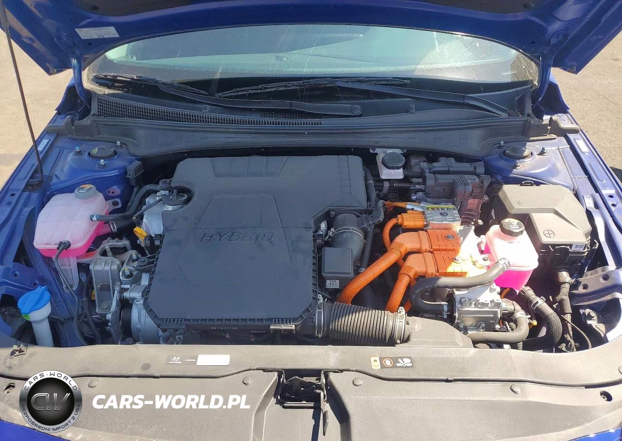 2025 Hyundai Elantra Hybrid Blue VIN:KMHLM4DJ1SU149441 - 11