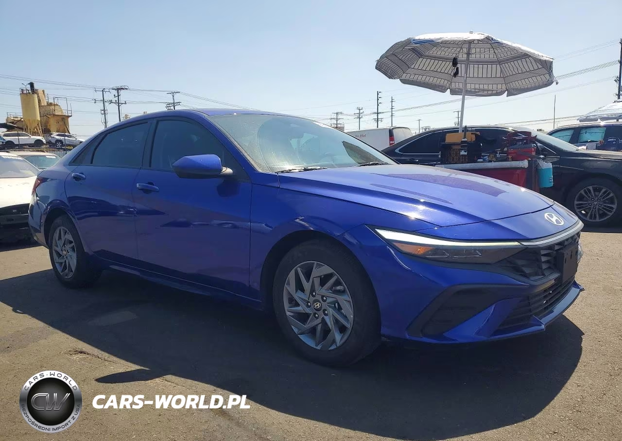2025 Hyundai Elantra Hybrid Blue VIN:KMHLM4DJ1SU149441 - 4