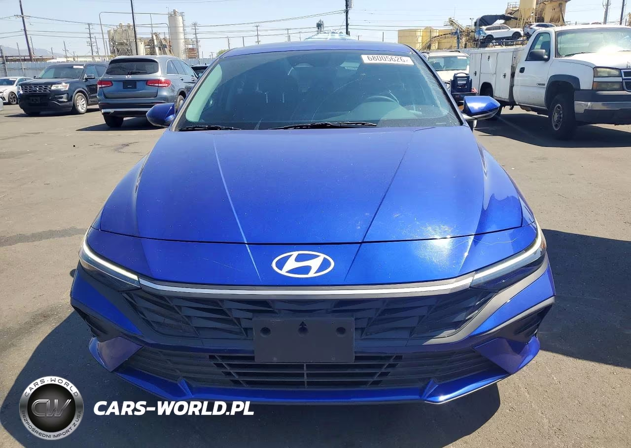 2025 Hyundai Elantra Hybrid Blue VIN:KMHLM4DJ1SU149441 - 5
