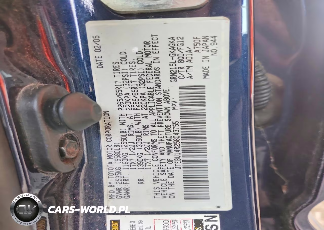 2005 Toyota 4Runner Sr5 VIN:JTEBU14R258043755 - 13