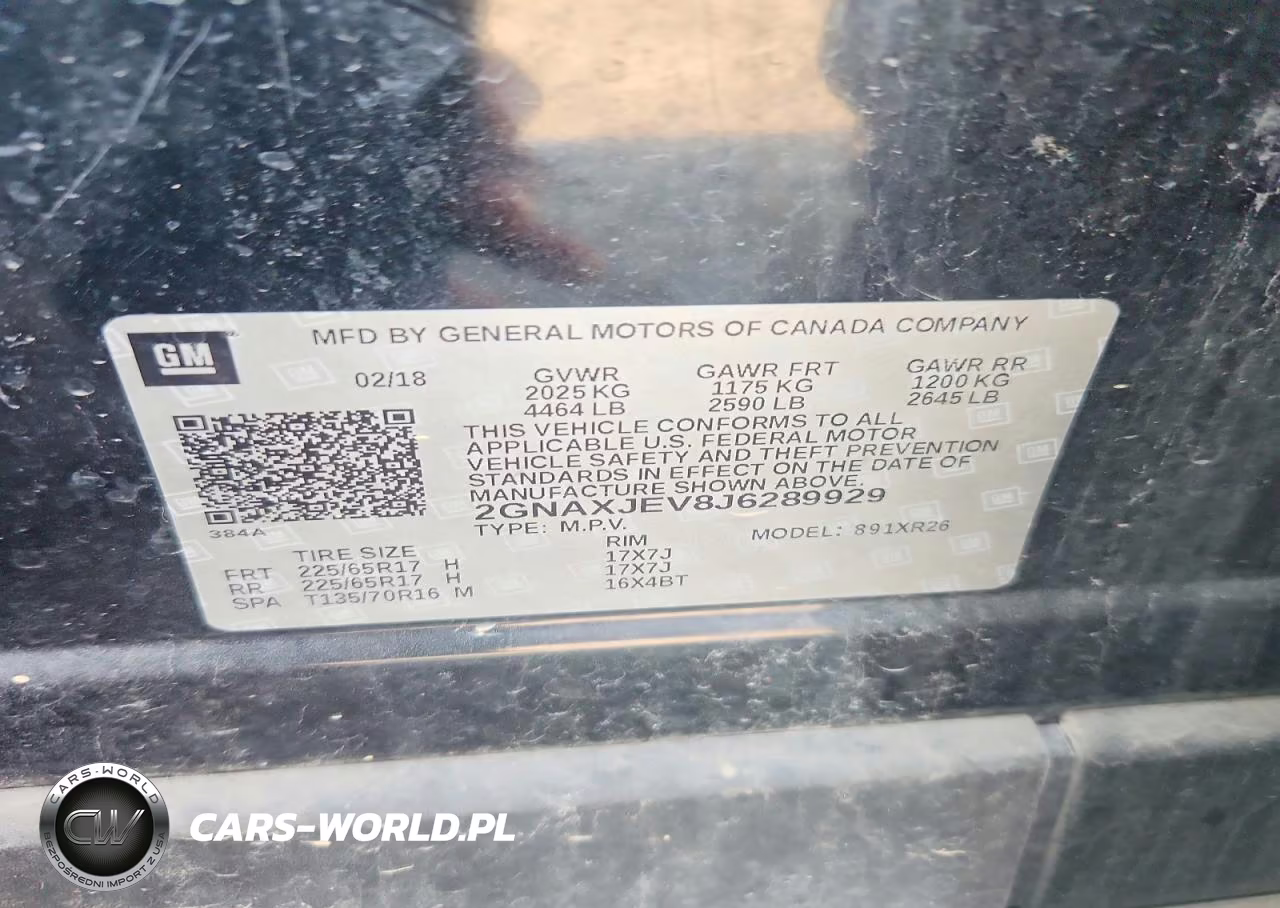 2018 Chevrolet Equinox Lt VIN:2GNAXJEV8J6289929 - 13