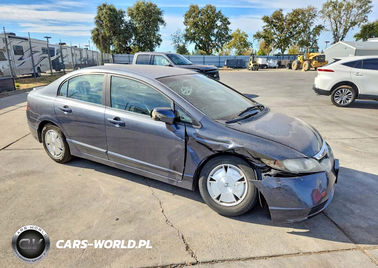 2008 Honda Civic Hybrid VIN:JHMFA36228S017737 - 4