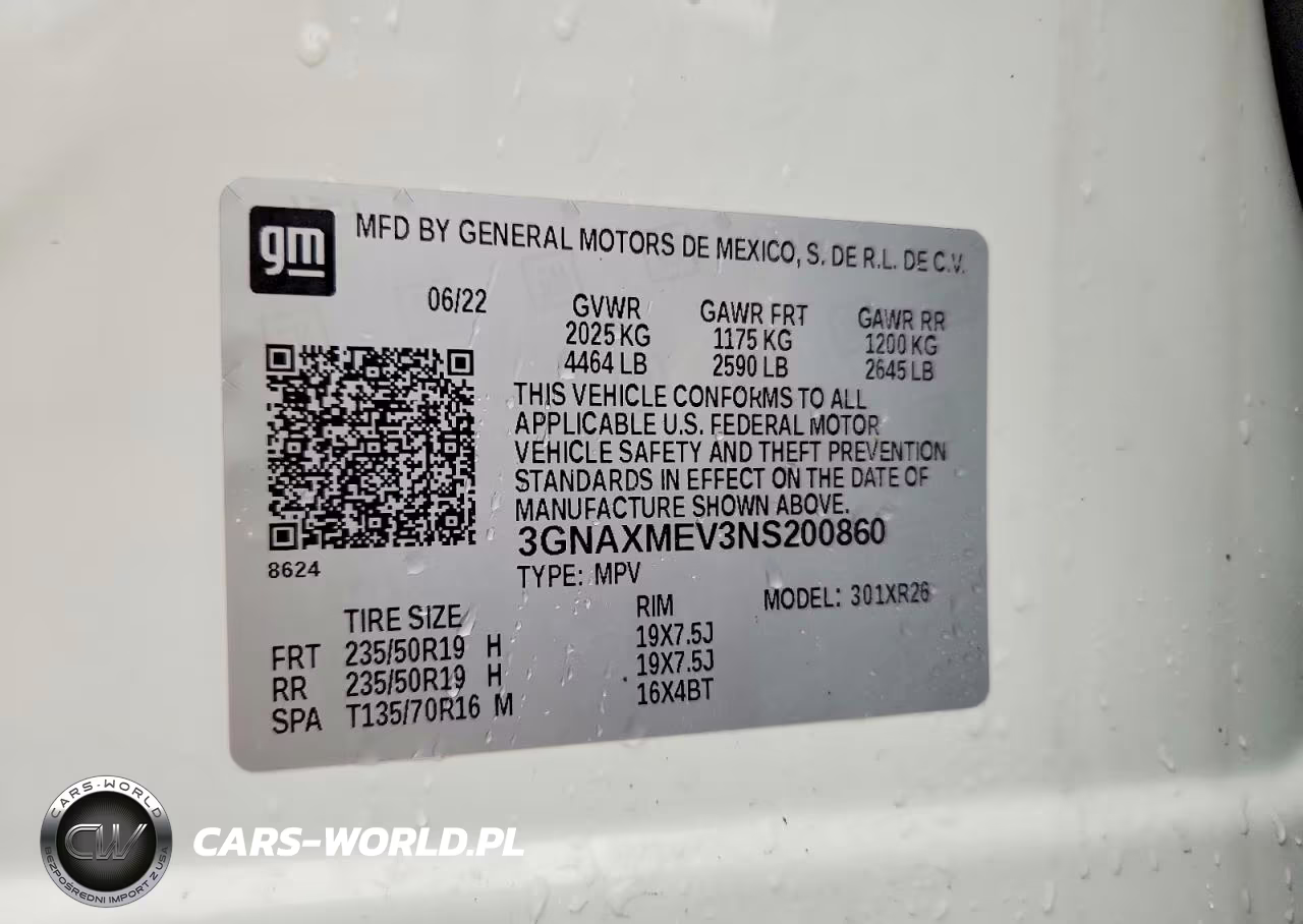 2022 Chevrolet Equinox Rs VIN:3GNAXMEV3NS200860 - 12