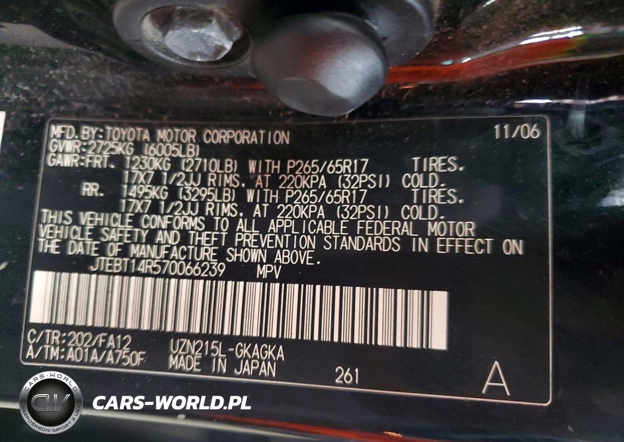 2007 Toyota 4Runner Sr5 VIN:JTEBT14R570066239 - 13