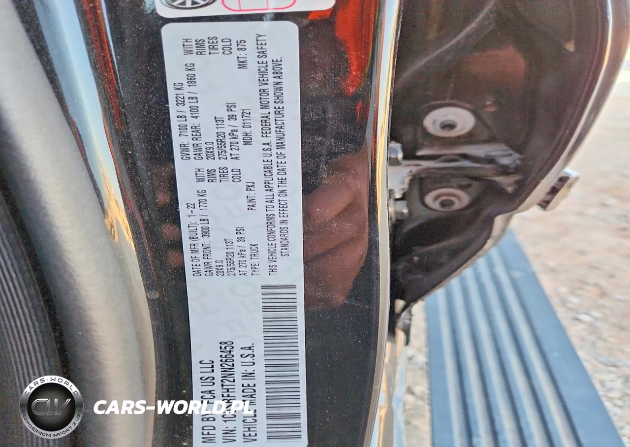 2022 Ram 1500 Limited VIN:1C6SRFHT2NN266458 - 12