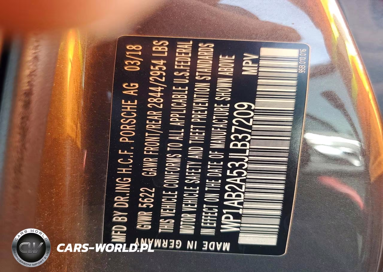 2018 Porsche Macan S VIN:WP1AB2A53JLB37209 - 13