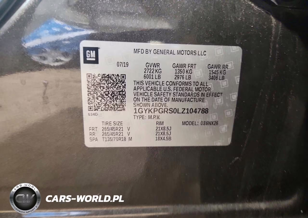 2020 Cadillac Xt6 Sport VIN:1GYKPGRS0LZ104788 - 12