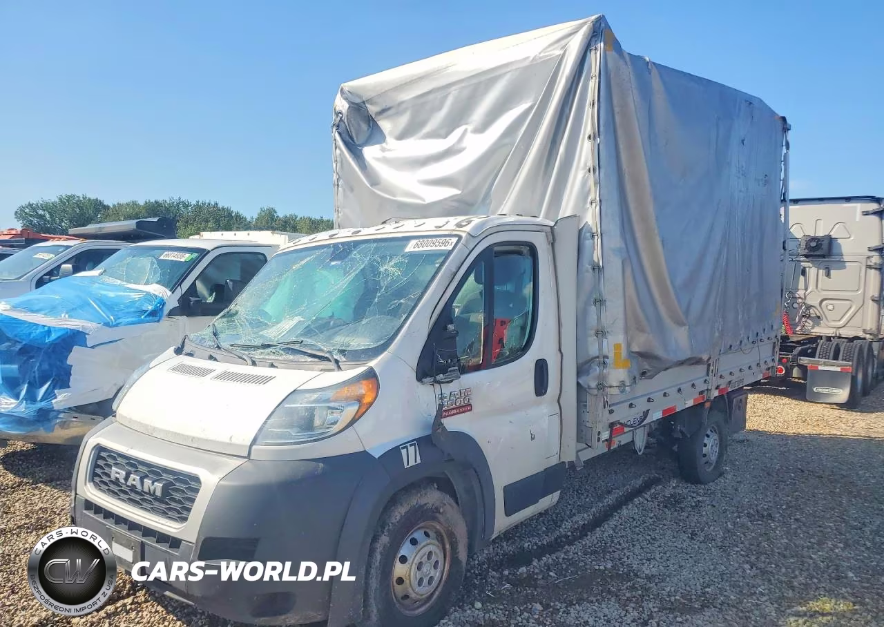 2019 Ram Promaster 3500 Curtain Side Truck VIN:3C7WRVFG7KE564923 - 1