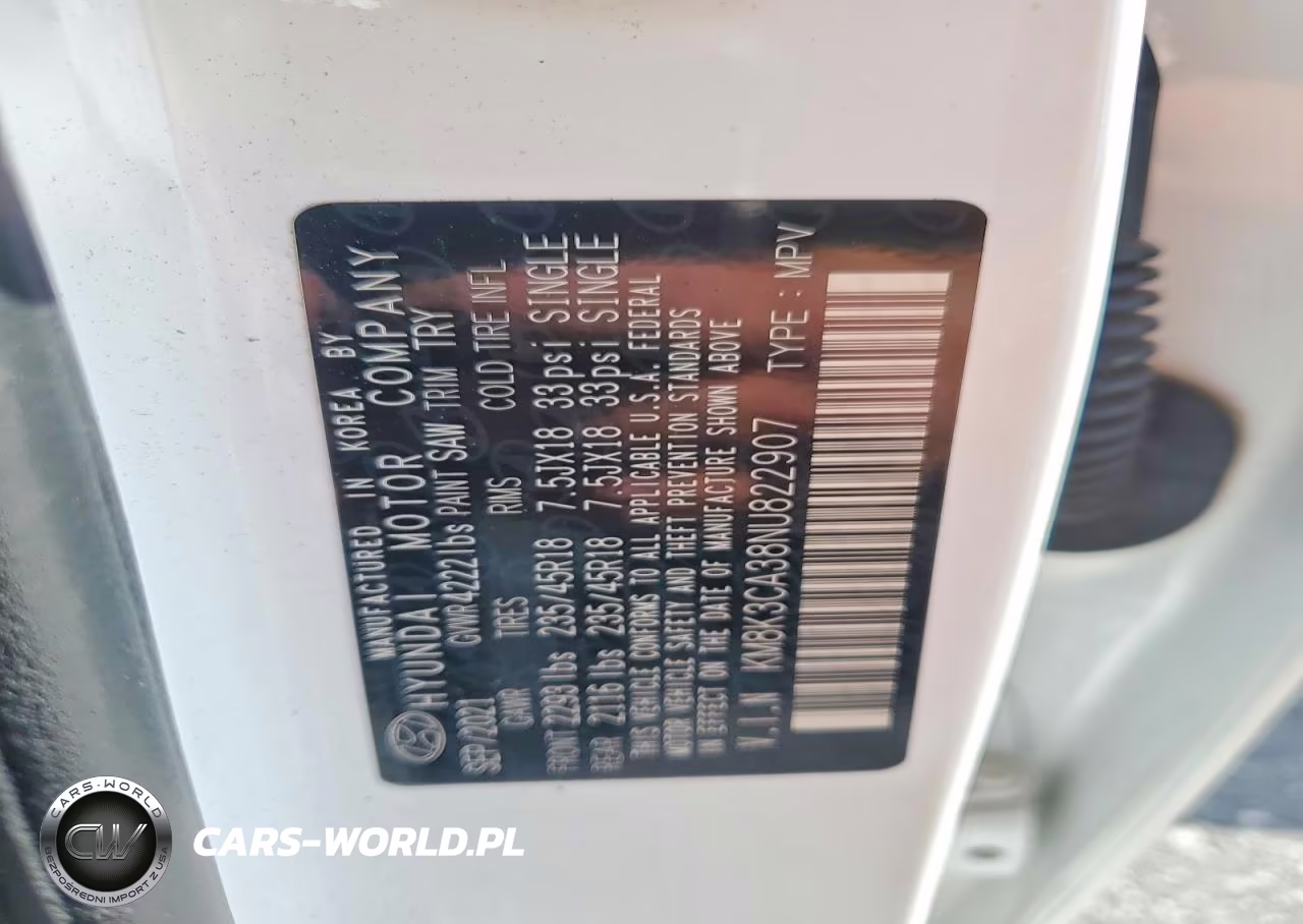 2022 Hyundai Kona N Line VIN:KM8K3CA38NU822907 - 12