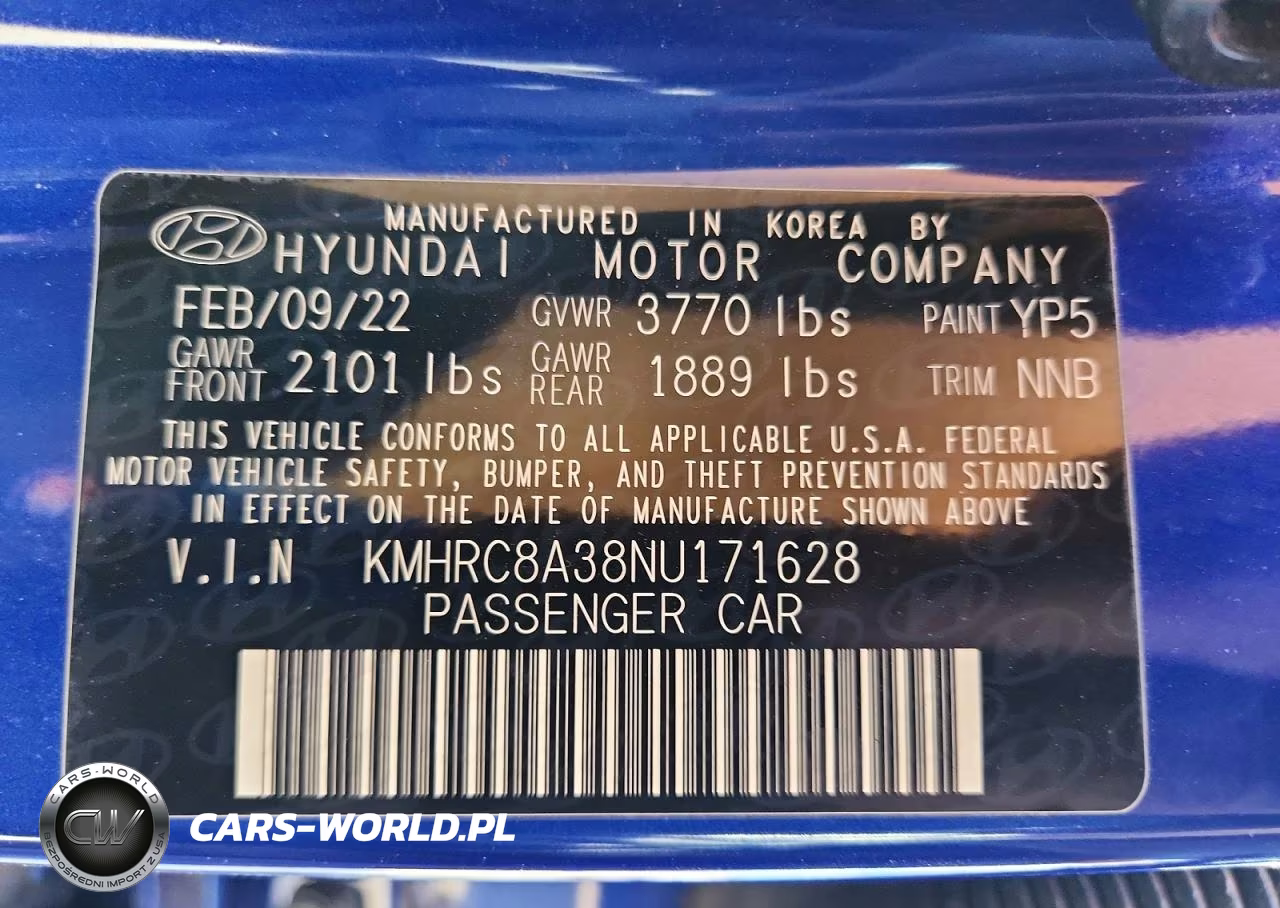 2022 Hyundai Venue Limited VIN:KMHRC8A38NU171628 - 14