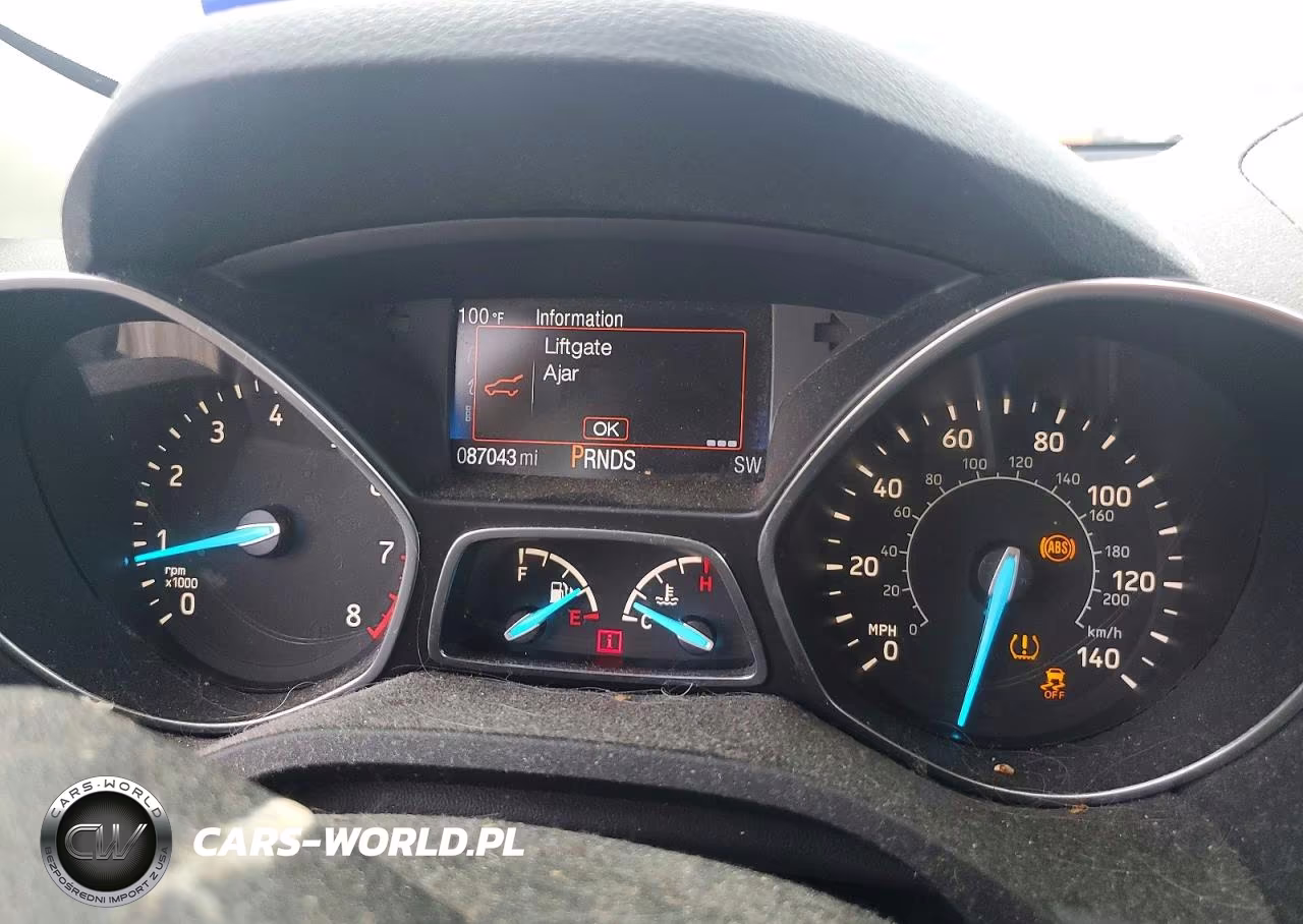 2017 Ford Escape S VIN:1FMCU0F71HUD85414 - 9