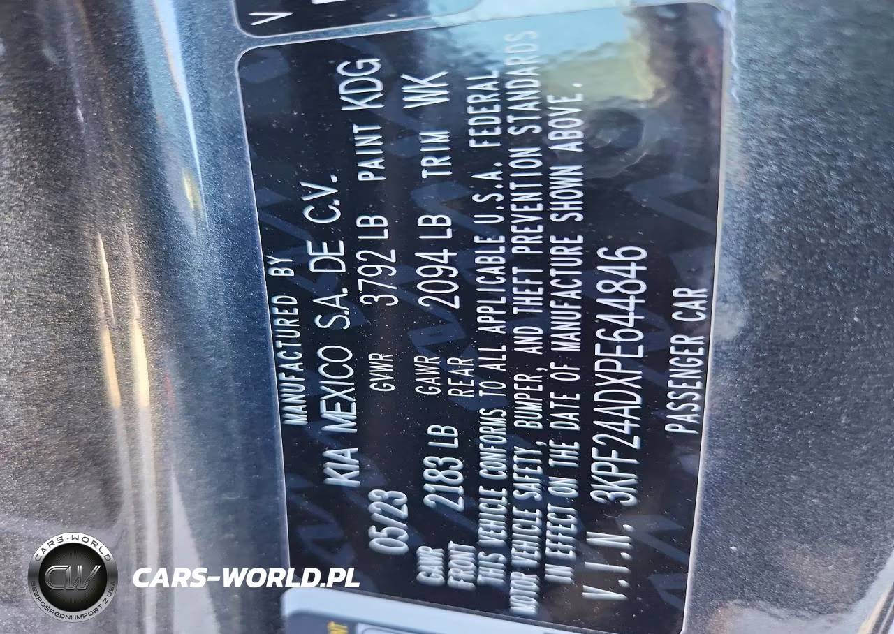 2023 Kia Forte Lxs VIN:3KPF24ADXPE644846 - 13