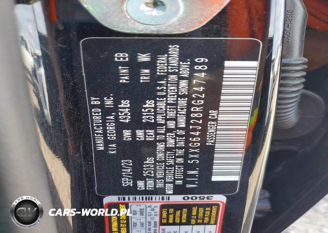2024 Kia K5 Gt Line VIN:5XXG64J28RG247489 - 12