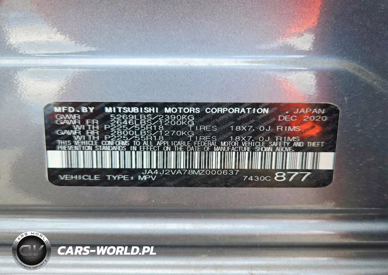 2021 Mitsubishi Outlander Fe VIN:JA4J2VA78MZ000637 - 13