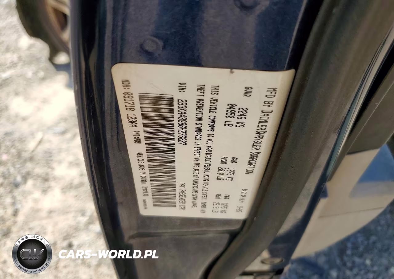 2006 Dodge Charger Se VIN:2B3KA43G86H276227 - 12