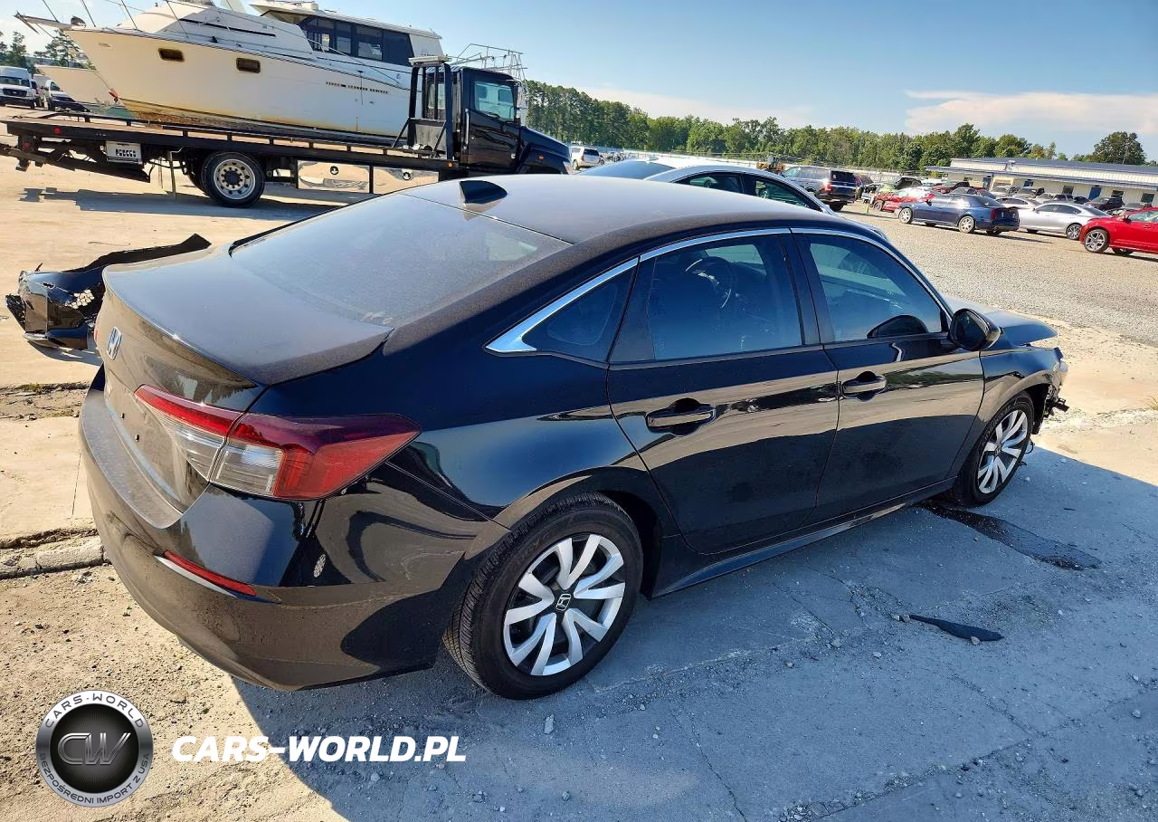 2026 Honda Civic Lx VIN:2HGFE2F27TH554945 - 3