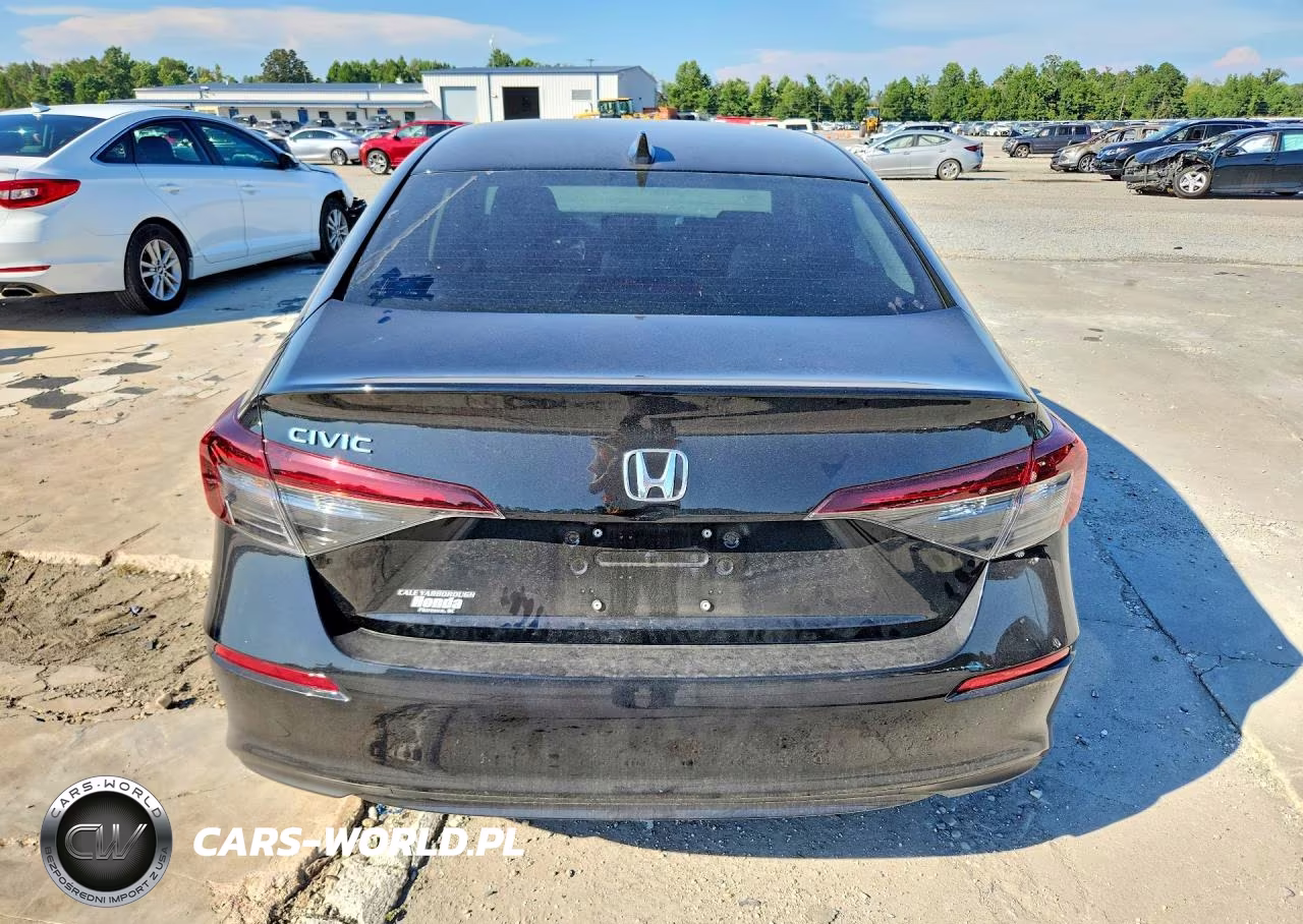 2026 Honda Civic Lx VIN:2HGFE2F27TH554945 - 6
