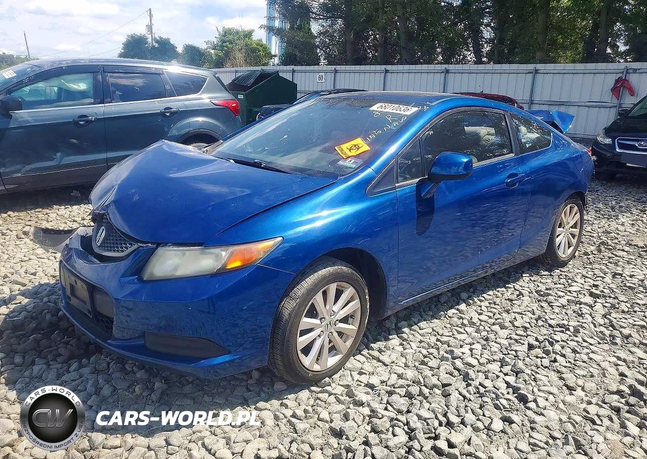 2012 Honda Civic Exl VIN:2HGFG3B19CH556208 - 1