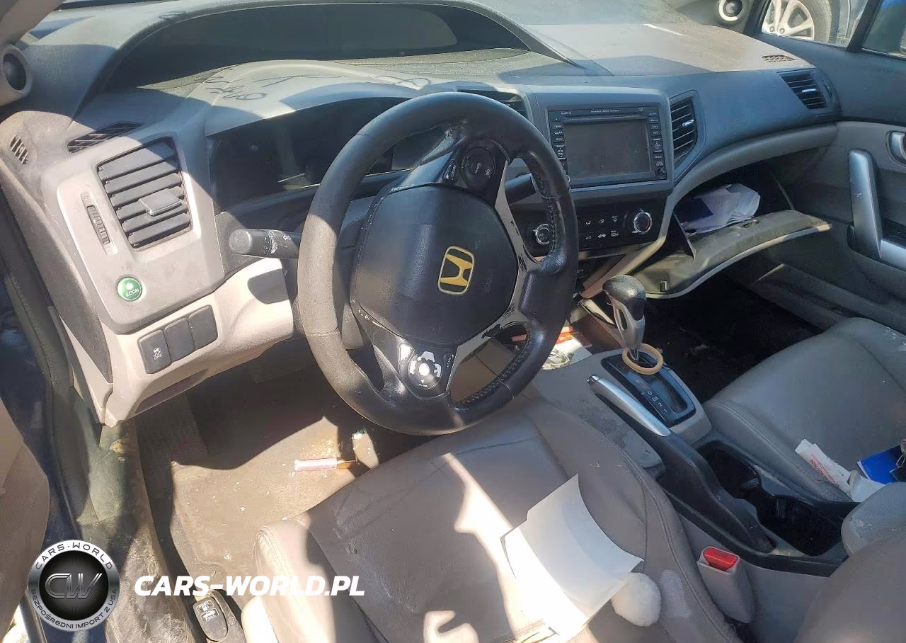 2012 Honda Civic Exl VIN:2HGFG3B19CH556208 - 8