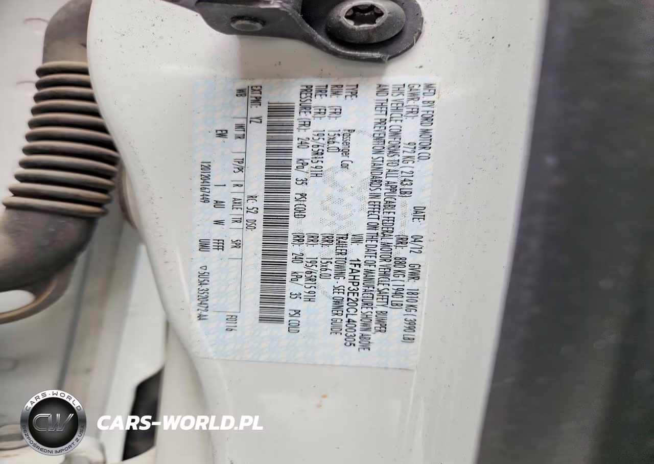 2012 Ford Focus S VIN:1FAHP3E20CL400305 - 13