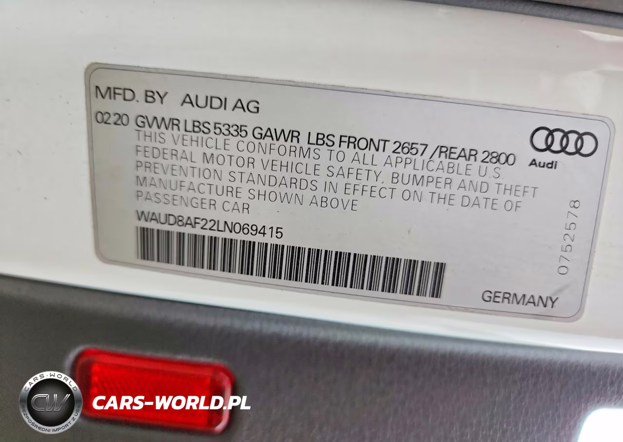 2020 Audi A6 Premium VIN:WAUD8AF22LN069415 - 12
