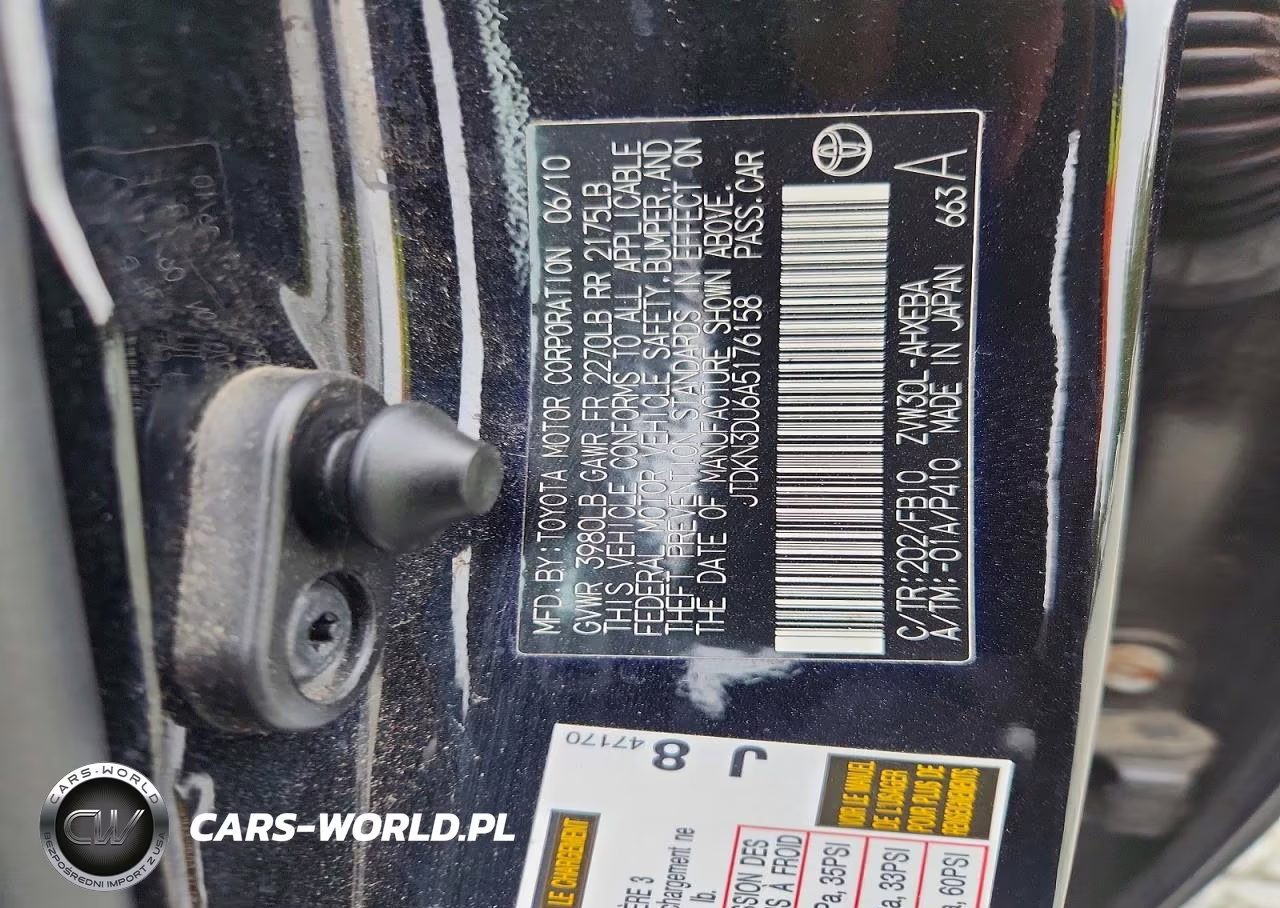 2010 Toyota Prius Ii VIN:JTDKN3DU6A5176158 - 12
