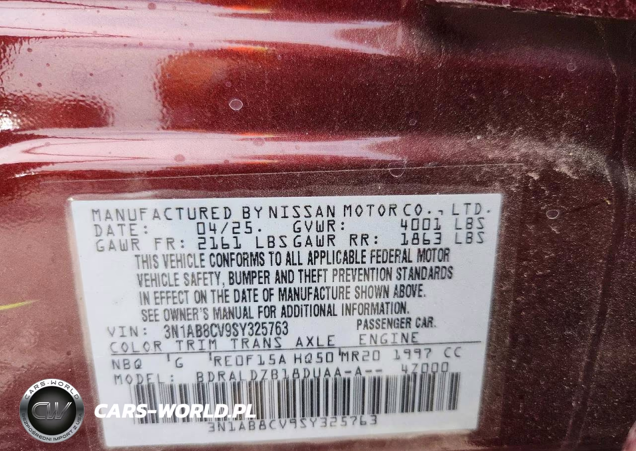 2025 Nissan Sentra Sv VIN:3N1AB8CV9SY325763 - 13