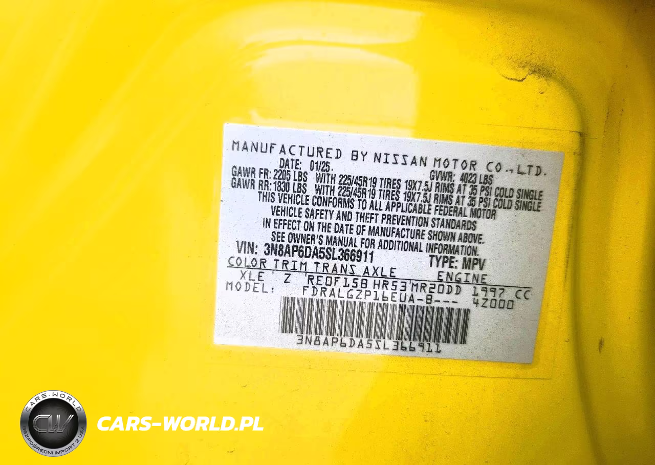 2025 Nissan Kicks Sr VIN:3N8AP6DA5SL366911 - 14