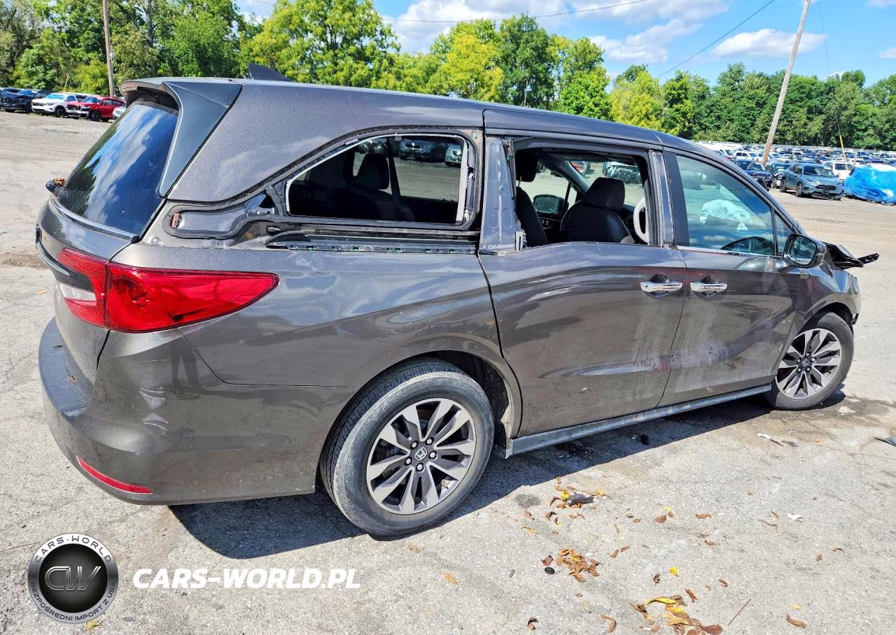 2021 Honda Odyssey Exl VIN:5FNRL6H78MB038442 - 3