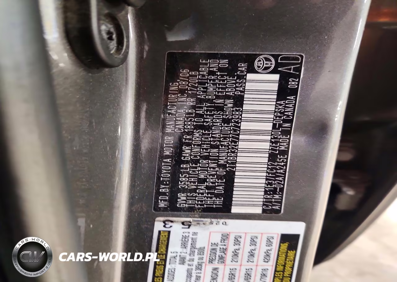 2007 Toyota Corolla S VIN:2T1BR32E77C723983 - 12