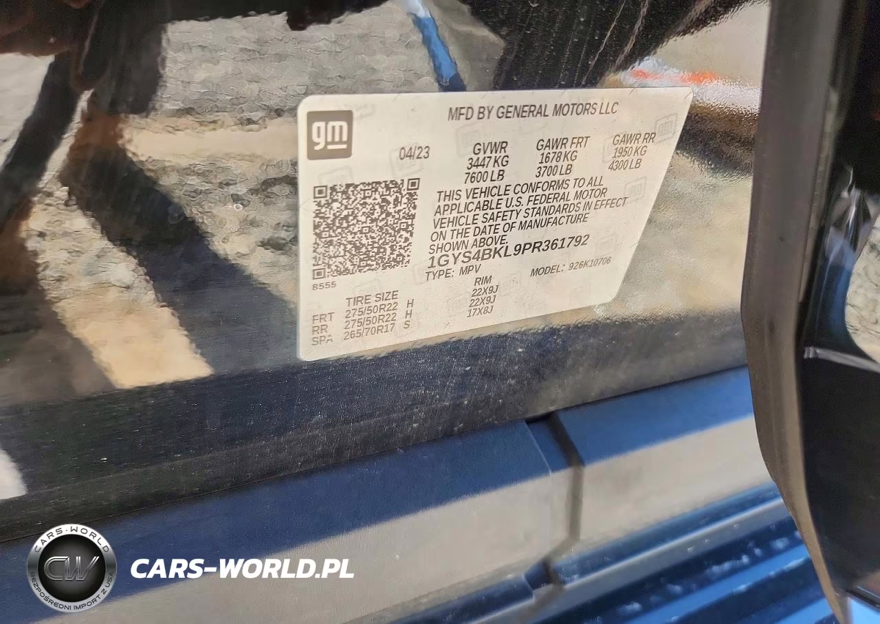 2023 Cadillac Escalade Premium Luxury VIN:1GYS4BKL9PR361792 - 14