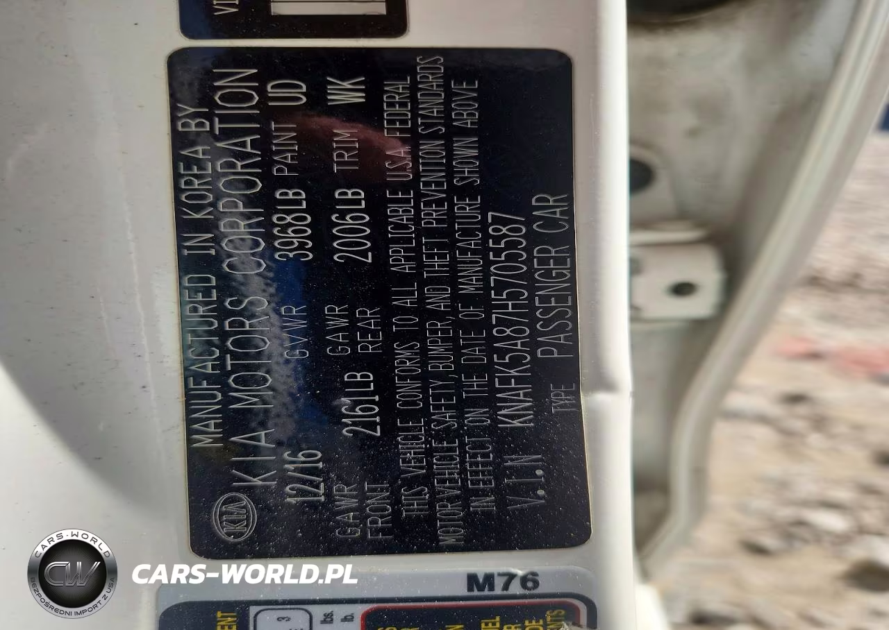 2017 Kia Forte5 Lx VIN:KNAFK5A87H5705587 - 12