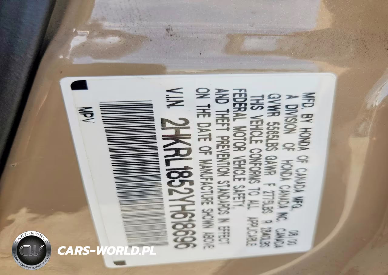 2000 Honda Odyssey Lx VIN:2HKRL1852YH618696 - 13