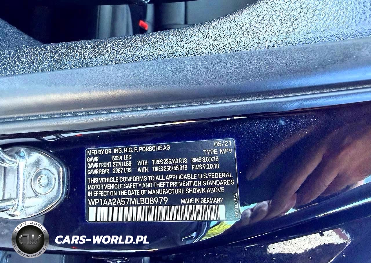 2021 Porsche Macan VIN:WP1AA2A57MLB08979 - 10