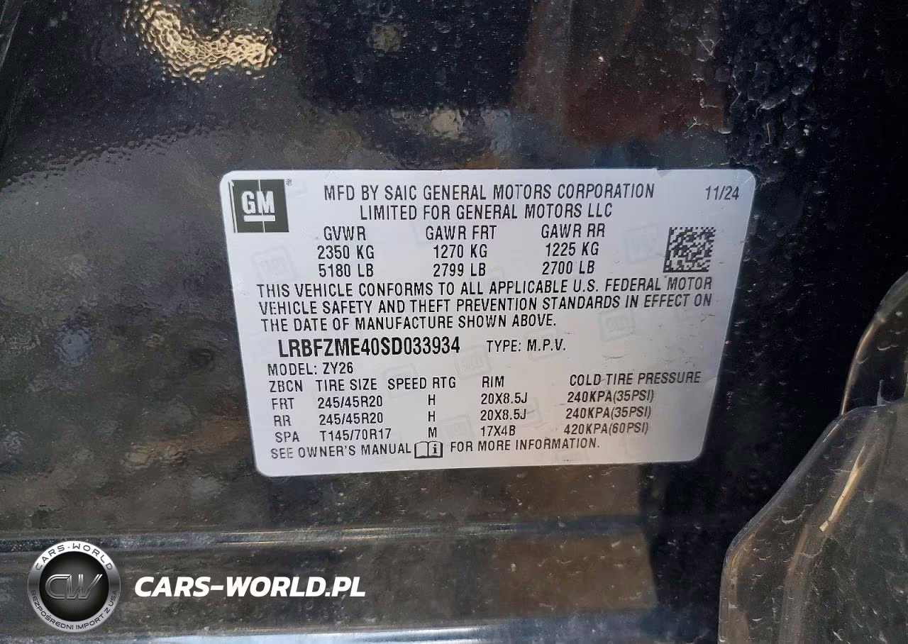 2025 Buick Envision Avenir VIN:LRBFZME40SD033934 - 12