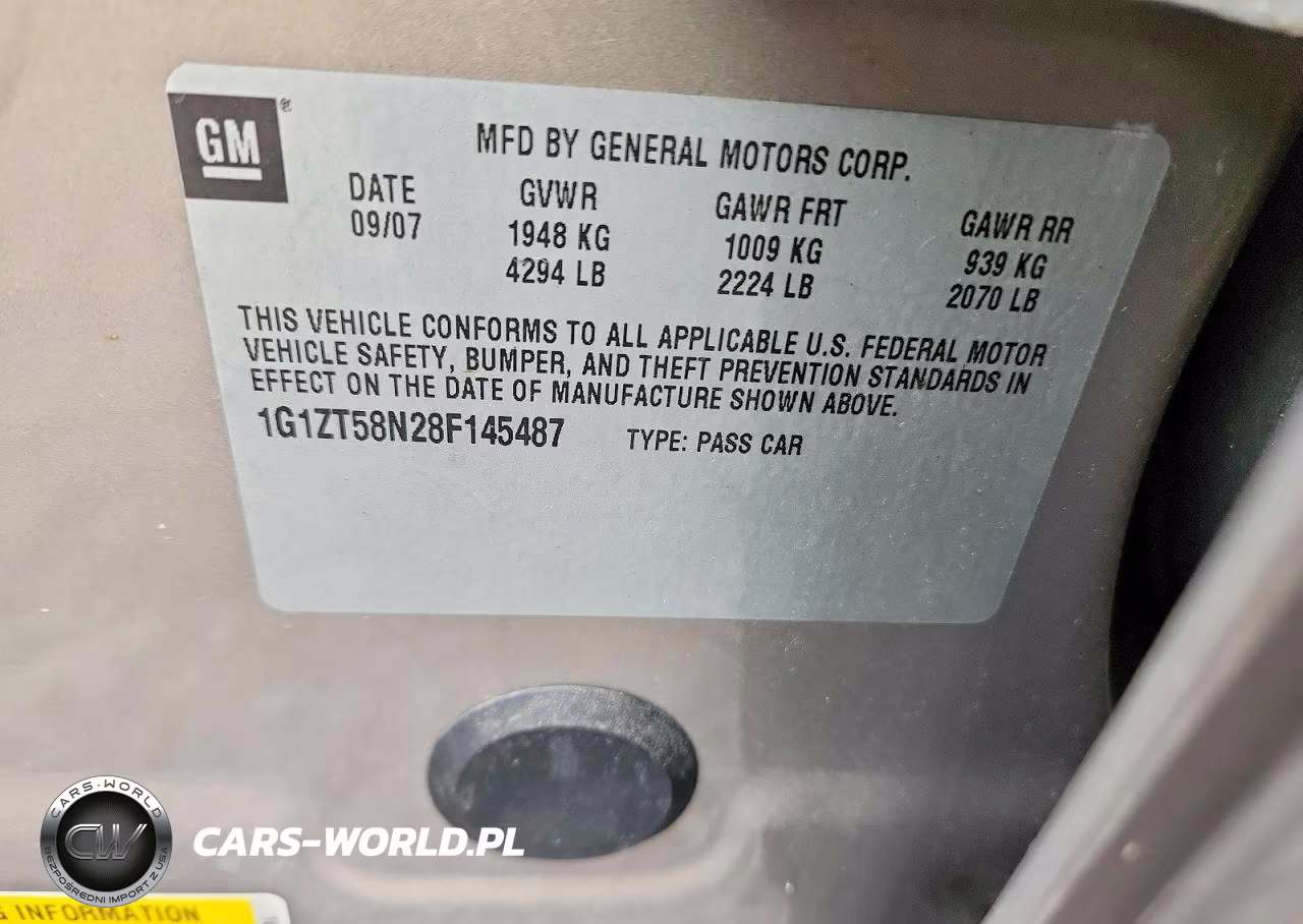 2008 Chevrolet Malibu Lt VIN:1G1ZT58N28F145487 - 12